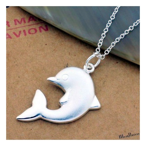 Srebrny naszyjnik - mały delfin