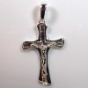 Piękny, ornamentowy srebrny krzyżyk. Próba 925. KNE006